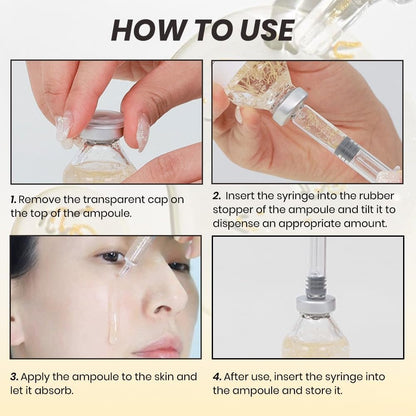 Deep Collagen Silk Peptide Lifting Ampoule Serum – Firming, Wrinkle-Smoothing, Hydrating Korean Facial Essence (1.69 fl oz) Avelisse