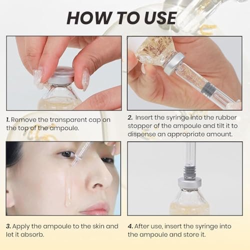 Deep Collagen Silk Peptide Lifting Ampoule Serum – Firming, Wrinkle-Smoothing, Hydrating Korean Facial Essence (1.69 fl oz) Avelisse