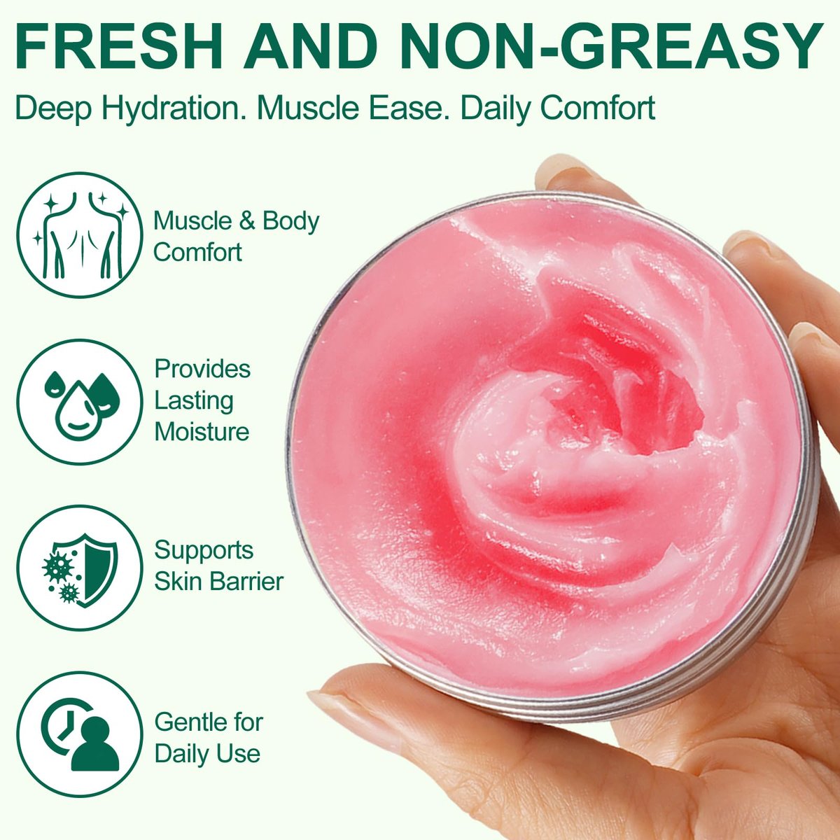 2 Box Miracle Balm - Natural Ingredients for Relaxed, Comfortable Legs, Arms & Back (1 oz Each) Avelisse