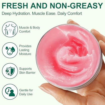 2 Box Miracle Balm - Natural Ingredients for Relaxed, Comfortable Legs, Arms & Back (1 oz Each) Avelisse