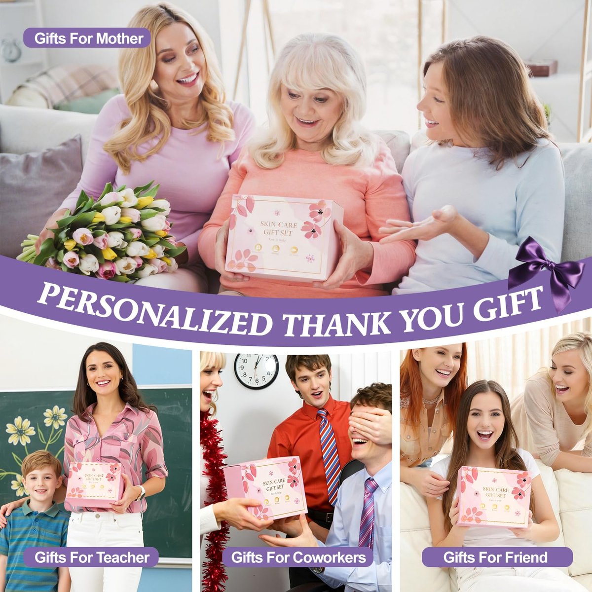 36 Pcs Bulk Gifts For Women - Spa Party Supplies with Facial Mask, Lip Balm, Hand Cream & Lip Mask - Mother's Day, Teacher Appreciation, Thank You Gifts & Party Favors - görsel 15
