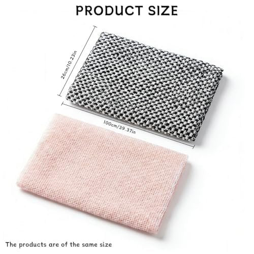 BLISSAL Exfoliating Shower Towel 47" – 2 Pack Premium Microfiber Body Scrub Towels, Dual-Sided Deep Exfoliating & Gentle Washcloth, Quick-Drying Body Back Scrubber for All Skin Types (Black & Pink) Avelisse