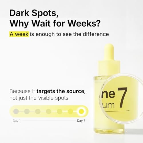 MANYO Glutathione 7 Dark Spot Serum - Niacinamide Serum for Uneven Skin Tone, Dark Spot Remover & Radiance Booster, Korean Skincare, 1.01 fl.oz (30ml) - görsel 6