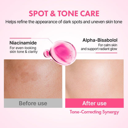 Hanskin PDRN Pink Peptide Hyaluron Glow Serum - 200,000ppm Pink Lotus Vegan PDRN | Intensive Hydrating Glow Ball Essence for Glass Skin, Plumping & Firming | Korean Skincare 1.01 fl. oz. Avelisse