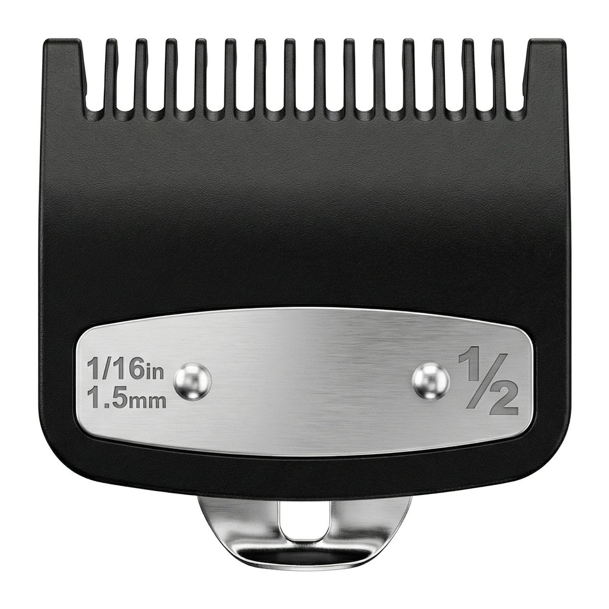 JYMBER 1.5mm Metal Clipper Guard Replacement for Wahl 1/2 Clipper Guards - Guide Comb Attachment 1/16" for Professional Stylists and Barbers, Black - görsel 1