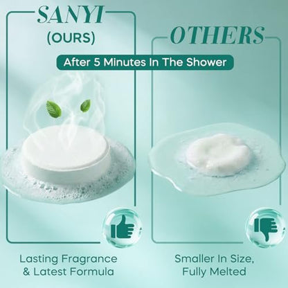 Shower Steamers Aromatherapy 15 Pack - Eucalyptus & Mint Shower Bombs with Natural Essential Oils for Sinus Relief, Relaxation, and Spa Gifts for Women & Men Avelisse