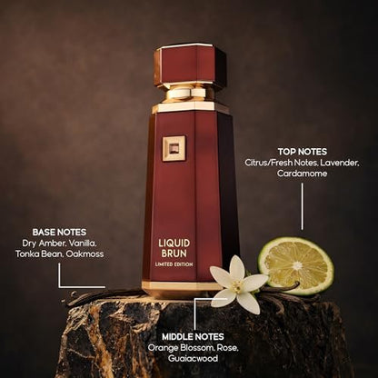French Avenue Liquid Brun Limited Edition Extrait De Parfum - 150ml | Bergamot, Cardamom, Cinnamon, Orange Blossom, Vanilla, Praline, Musk Avelisse