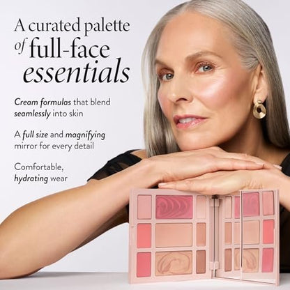 LAURA GELLER The Best of the Best Cream Full Face Palette | All-in-One Cream Face, Eye & Lip Palette | Blendable, Hydrating Makeup for Mature Skin Avelisse