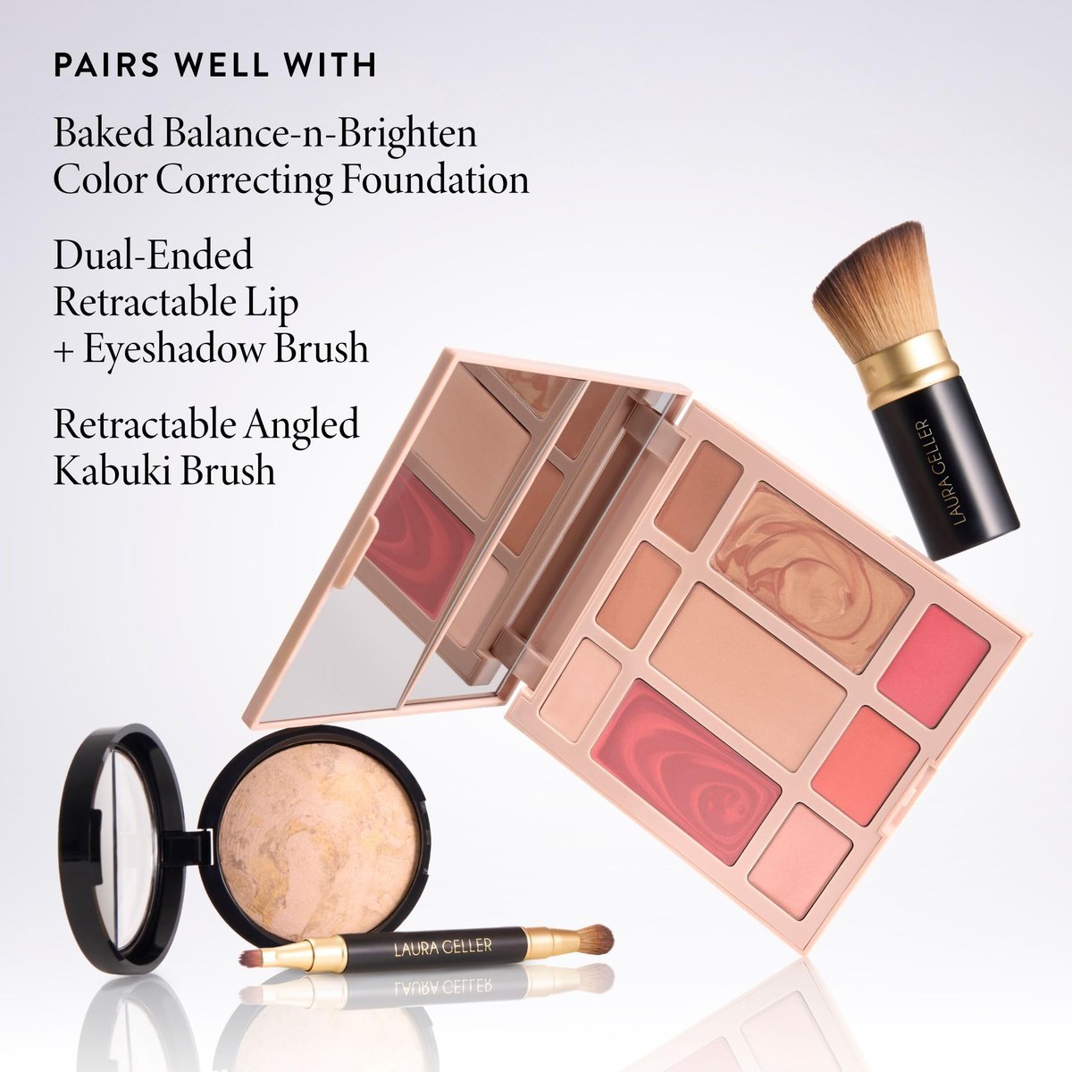 LAURA GELLER The Best of the Best Cream Full Face Palette | All-in-One Cream Face, Eye & Lip Palette | Blendable, Hydrating Makeup for Mature Skin Avelisse
