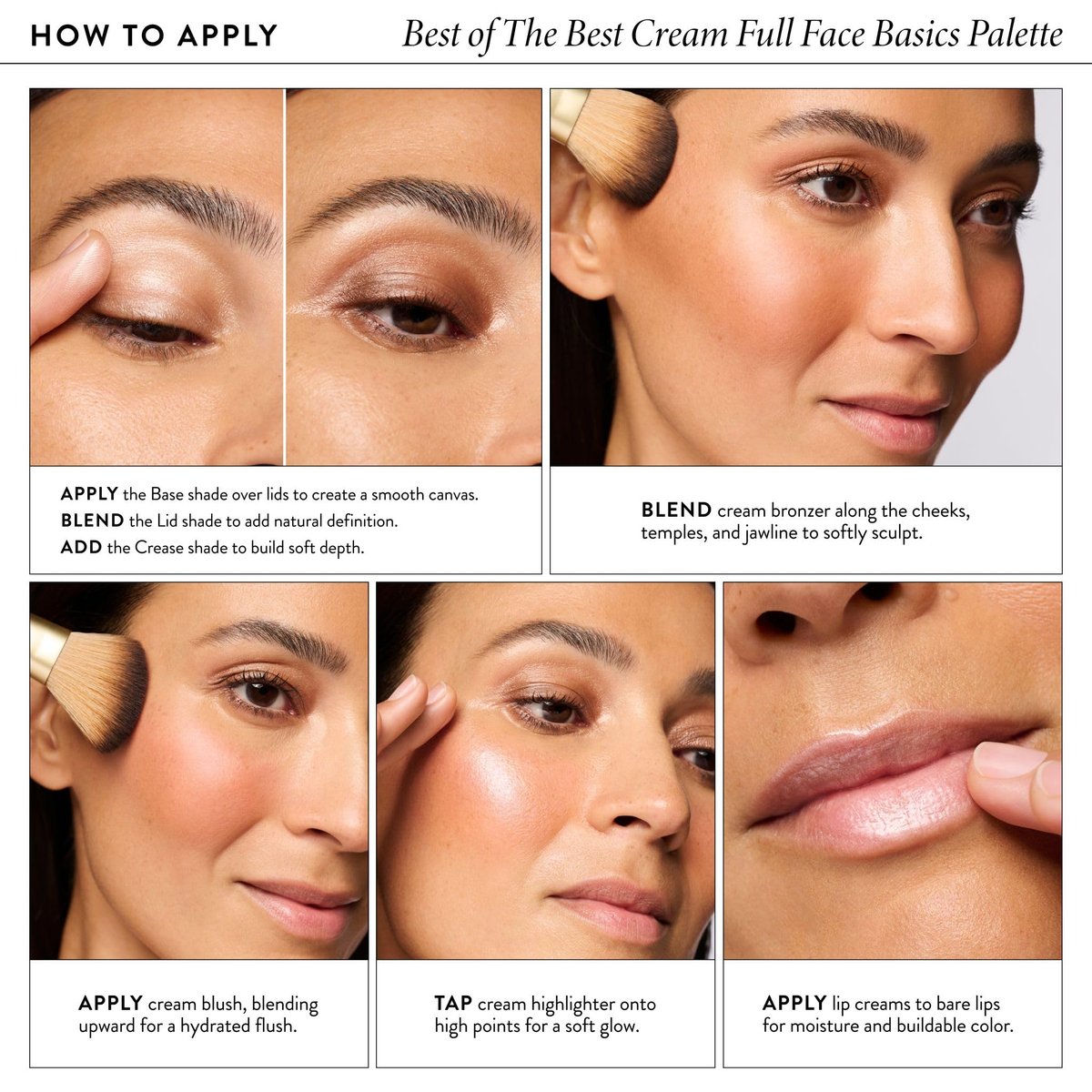 LAURA GELLER The Best of the Best Cream Full Face Palette | All-in-One Cream Face, Eye & Lip Palette | Blendable, Hydrating Makeup for Mature Skin Avelisse