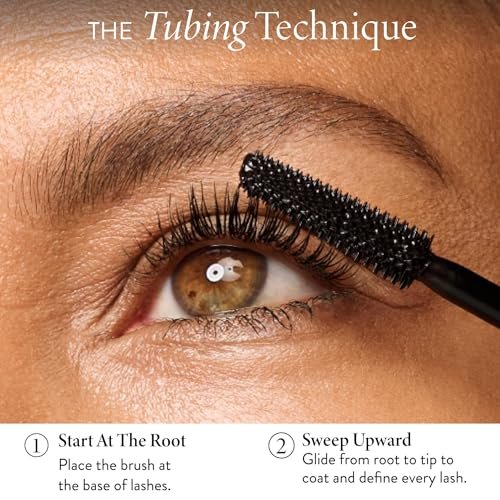 LAURA GELLER Long-n-Lifted Tubing Mascara – Lengthening & Lifting Mascara, Smudge-Proof & Flake-Free, Gentle Tubing Formula Removes with Warm Water, Black, 0.3 oz Avelisse