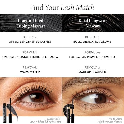 LAURA GELLER Long-n-Lifted Tubing Mascara – Lengthening & Lifting Mascara, Smudge-Proof & Flake-Free, Gentle Tubing Formula Removes with Warm Water, Black, 0.3 oz Avelisse