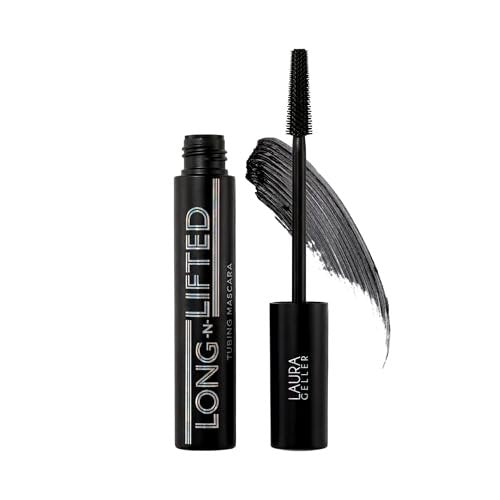LAURA GELLER Long-n-Lifted Tubing Mascara – Lengthening & Lifting Mascara, Smudge-Proof & Flake-Free, Gentle Tubing Formula Removes with Warm Water, Black, 0.3 oz Avelisse
