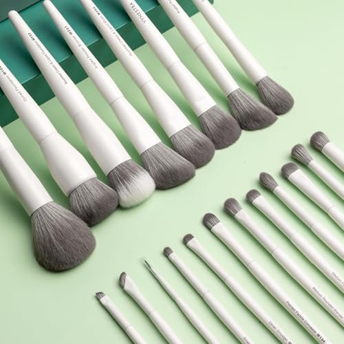VYNESTRA 20-Piece Pro Grade Makeup Brush Set – Ultra Soft Vegan Bristles, Elegant Design for Flawless Application Avelisse