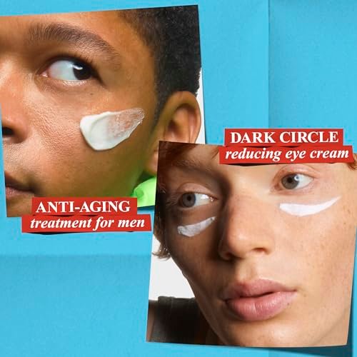 Kiehl's Age Defender Men's Skincare Routine Gift Set – Anti-Aging Face Lotion & Eye Cream, Reduces Dark Circles & Wrinkles, Firms & Rejuvenates Skin Avelisse