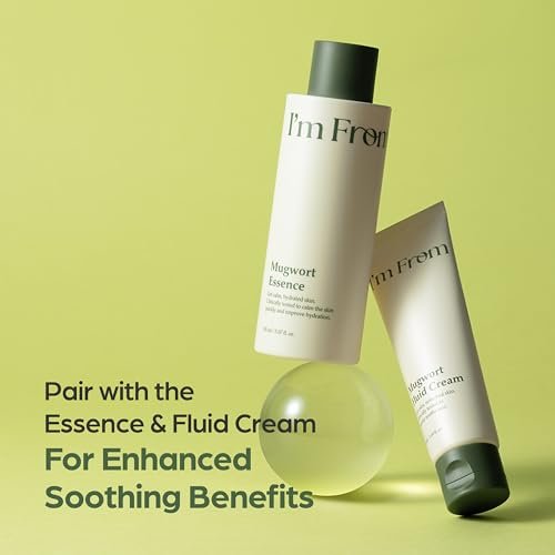 I’m From Mugwort Essence - Deep Calming & Hydrating Korean Essence for Sensitive Skin, Vegan, 5.07 fl.oz Avelisse