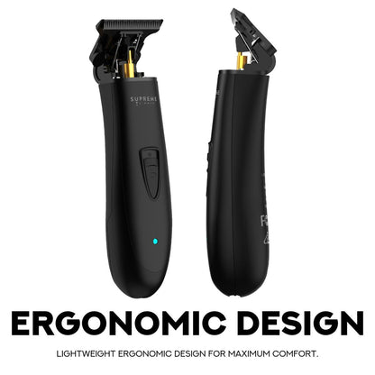 Supreme Trimmer T Shaper ST5190 - Quiet Cordless Beard & Hair Trimmer for Men, 120 Min Runtime, Zero-Gap DLC Blade, Ideal for Sensitive Skin Avelisse