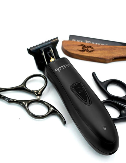 Supreme Trimmer T Shaper ST5190 - Quiet Cordless Beard & Hair Trimmer for Men, 120 Min Runtime, Zero-Gap DLC Blade, Ideal for Sensitive Skin Avelisse