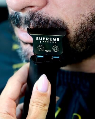 Supreme Trimmer T Shaper ST5190 - Quiet Cordless Beard & Hair Trimmer for Men, 120 Min Runtime, Zero-Gap DLC Blade, Ideal for Sensitive Skin Avelisse