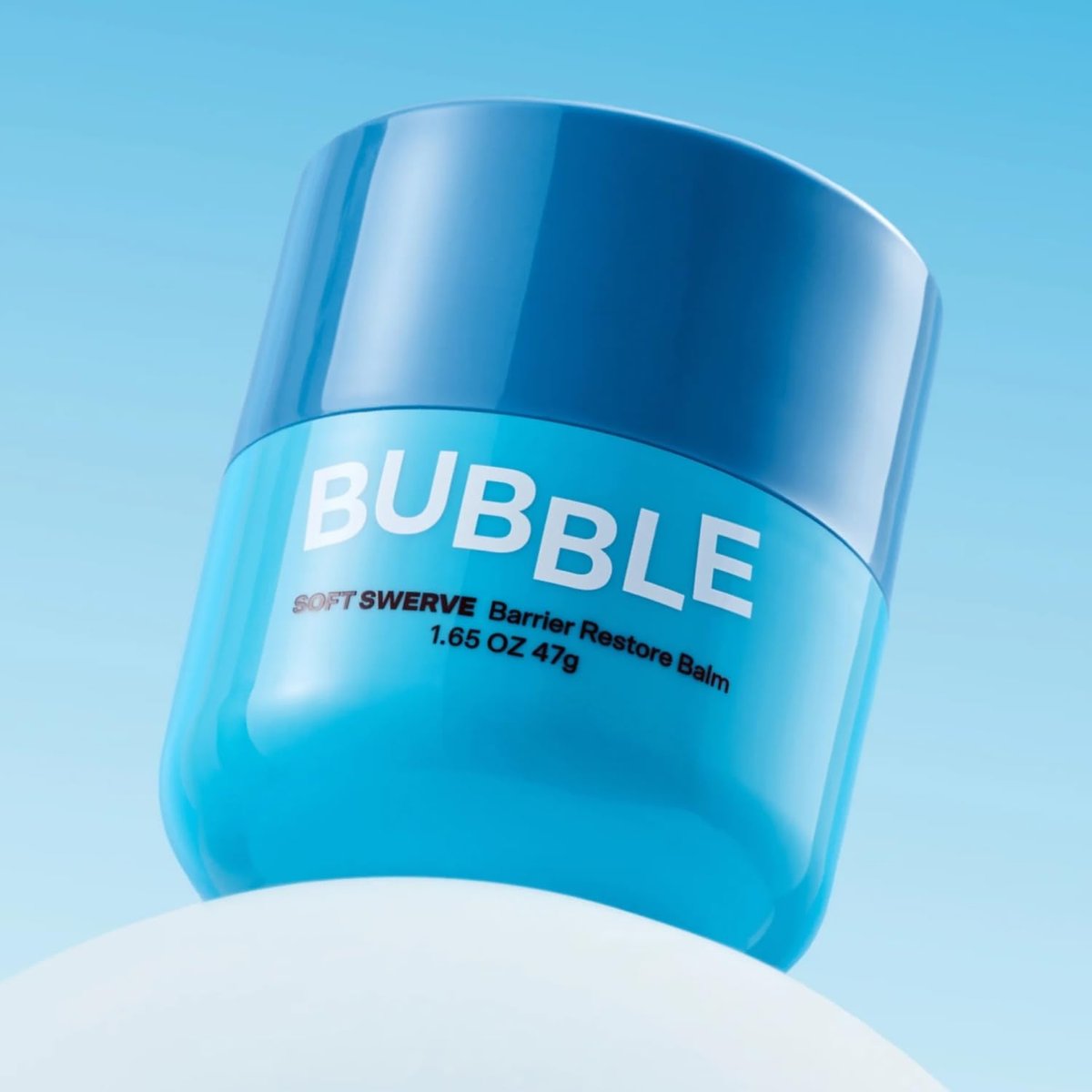 Bubble Skincare Soft Swerve Barrier Cream - Face Moisturizer for Dry Skin, Skin Barrier Repair Balm with Squalane, Shea Butter, Ceramides, Niacinamide (47g) Avelisse