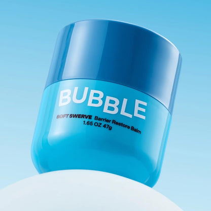Bubble Skincare Soft Swerve Barrier Cream - Face Moisturizer for Dry Skin, Skin Barrier Repair Balm with Squalane, Shea Butter, Ceramides, Niacinamide (47g) Avelisse