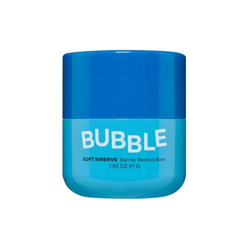 Bubble Skincare Soft Swerve Barrier Cream - Face Moisturizer for Dry Skin, Skin Barrier Repair Balm with Squalane, Shea Butter, Ceramides, Niacinamide (47g) Avelisse