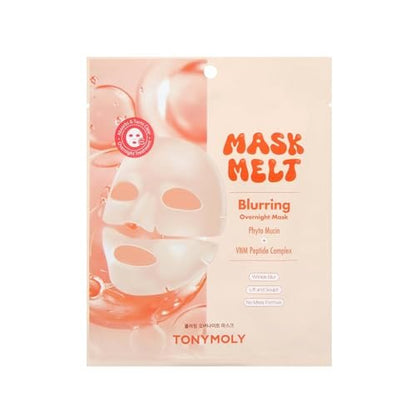 TONYMOLY Mask Melt Assorted Hydrogel Overnight Mask 4-Pack | Collagen, Vitamin C + Rice, Vegan PDRN & Peptides for Hydration, Firming, Brightening & Smoothing Avelisse