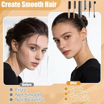 Auroray Boar Bristle Hair Brush with Spray Bottle – Slick Back & Flyaway Control for Women and Men