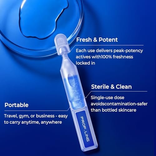 PROF.LING Full Spectrum Hyaluronic Acid Serum with Copper Peptides for Microneedling & Post Treatment Care - Anti Aging Firming Hydrating Soothing Repair Serum for Sensitive Skin Avelisse