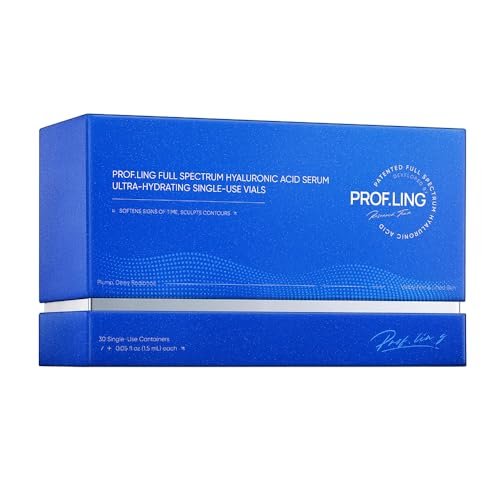 PROF.LING Full Spectrum Hyaluronic Acid Serum with Copper Peptides for Microneedling & Post Treatment Care - Anti Aging Firming Hydrating Soothing Repair Serum for Sensitive Skin Avelisse
