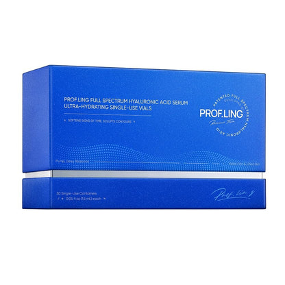 PROF.LING Full Spectrum Hyaluronic Acid Serum with Copper Peptides for Microneedling & Post Treatment Care - Anti Aging Firming Hydrating Soothing Repair Serum for Sensitive Skin Avelisse