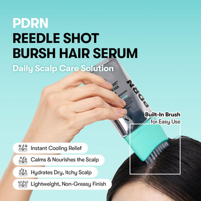 VT COSMETICS PDRN Reedle Shot Brush Hair Serum – Cooling & Refreshing Scalp Care with Vegan PDRN, Caffeine & Spicule Complex, Lightweight & Non-Greasy Daily Scalp Solution, 3.38 fl oz / 100 mL Avelisse
