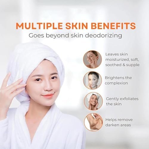 Japanese Persimmon Cleanser Bar Bundle for Body Odor – Natural Antibacterial Soap for Old People Smell (Nonki) – Organic Formula, 2-Pack - görsel 13