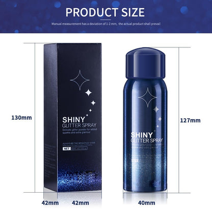 Rainbow Body Glitter Spray - Perfect Glitter Spray for Hair, Body & Clothes | Music Festival Stage Shimmer Makeup (2.11 oz)