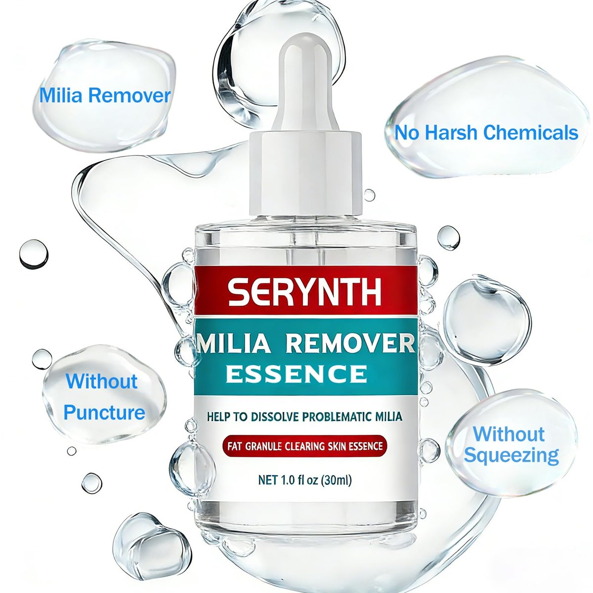 SERYNTH Milia Remover Essence - Fat Granule Clearing Skin Essence, Milia Removal Serum 30ml Avelisse