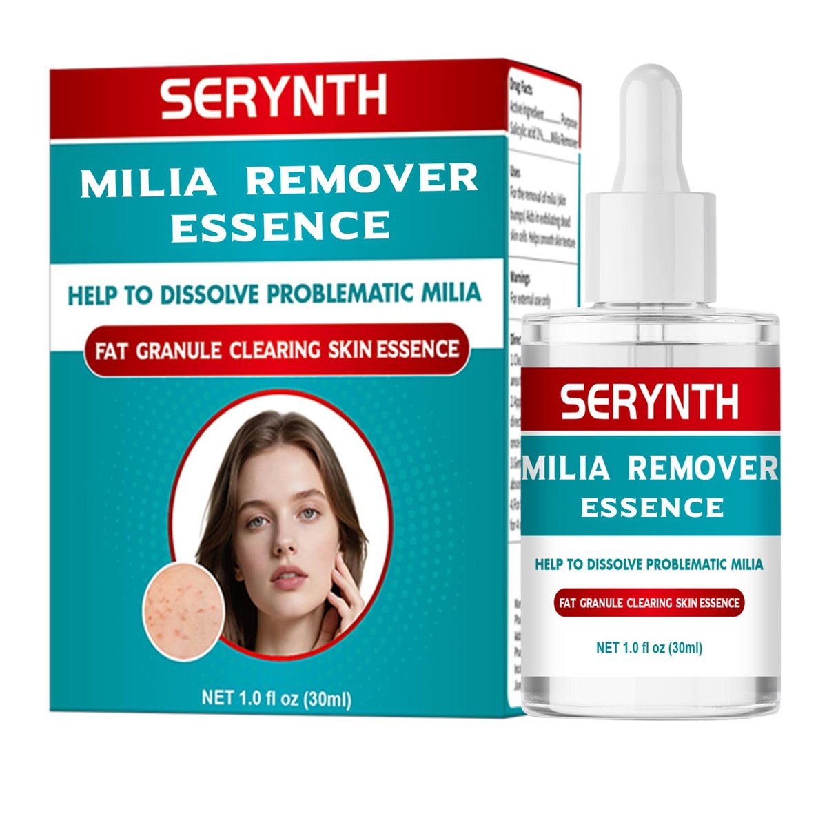 SERYNTH Milia Remover Essence - Fat Granule Clearing Skin Essence, Milia Removal Serum 30ml Avelisse