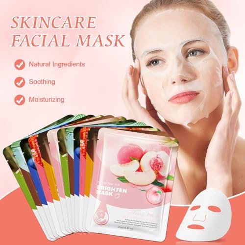 12 Sets Bulk Gifts for Women: Face Masks, Skincare, Hand Cream, Lip Balm Spa Set with Thank You Card & Organza Bag for Bridal Wedding Birthday Party Favors, Nurse Teacher Appreciation, Mother's Day Gift Avelisse