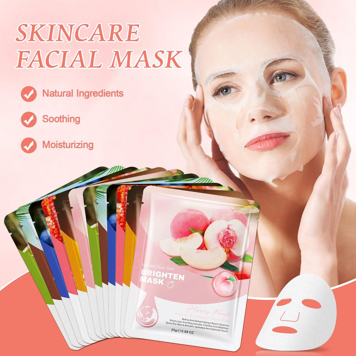12 Sets Bulk Gifts for Women: Face Masks, Skincare, Hand Cream, Lip Balm Spa Set with Thank You Card & Organza Bag for Bridal Wedding Birthday Party Favors, Nurse Teacher Appreciation, Mother's Day Gift Avelisse