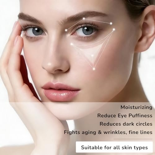 SEACLL Retinol Eye Cream with Vitamin C & Caffeine – Cooling Metal Tip for Puffiness, Reduces Fine Lines & Dark Circles, Fragrance-Free Paraben-Free Dye-Free, 0.5 fl oz - görsel 8