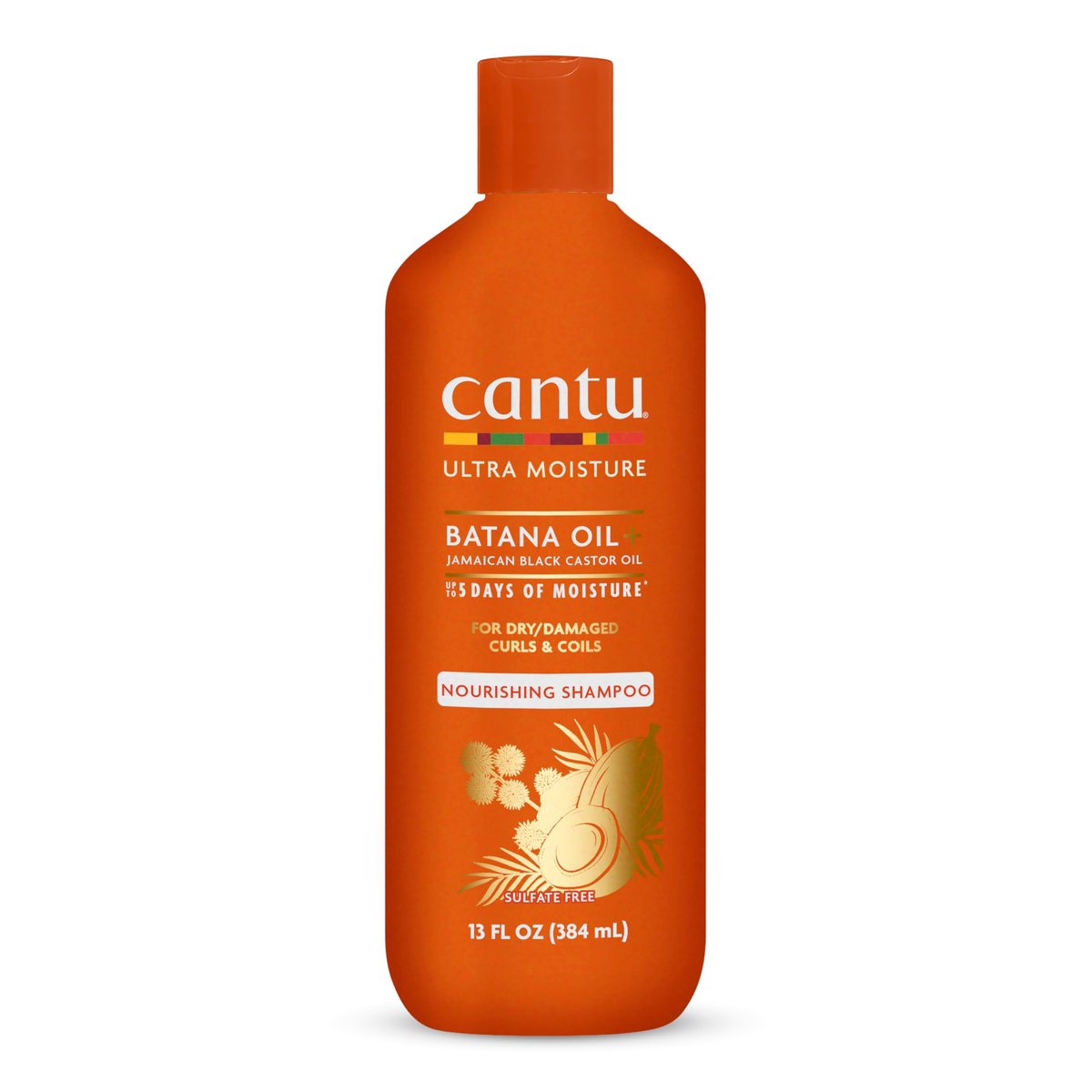 Cantu Ultra Moisture Nourishing Shampoo with Batana Oil + Jamaican Black Castor Oil, 13 fl oz - görsel 1