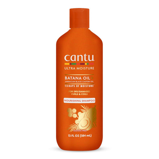 Cantu Ultra Moisture Nourishing Shampoo with Batana Oil + Jamaican Black Castor Oil, 13 fl oz