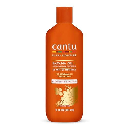 Cantu Ultra Moisture Nourishing Shampoo with Batana Oil + Jamaican Black Castor Oil, 13 fl oz