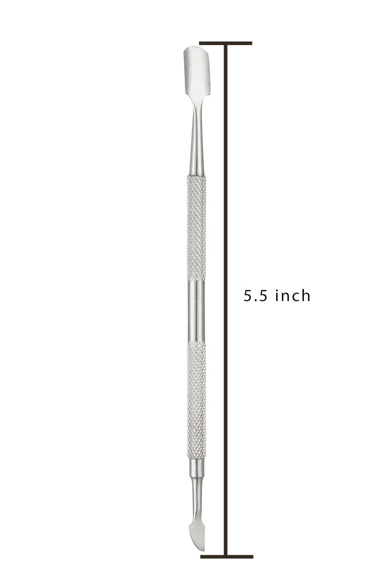 Professional Stainless Steel Cuticle Pusher - Double Ended Nail Pusher for Manicure & Pedicure with Storage Pouch - görsel 9