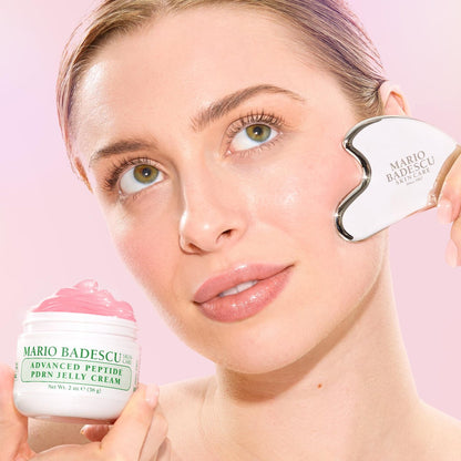 Mario Badescu Advanced Peptide PDRN Jelly Cream – Lightweight Face Moisturizer with Vegan PDRN, Peptides, Niacinamide & Sodium Hyaluronate for Daily Hydration Avelisse