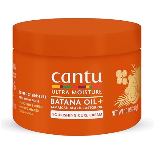 Cantu Ultra Moisture Nourishing Curling Cream with Batana Oil + Jamaican Black Castor Oil, 10 oz - görsel 2