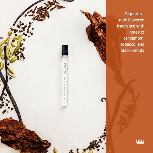 Cremo Spray Cologne Spice & Black Vanilla - 0.33 Fl Oz Travel Size - görsel 4