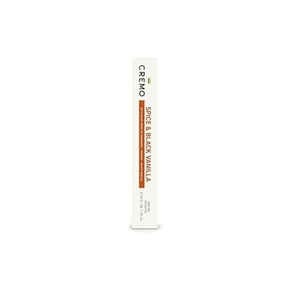 Cremo Spray Cologne Spice & Black Vanilla - 0.33 Fl Oz Travel Size
