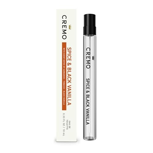 Cremo Spray Cologne Spice & Black Vanilla - 0.33 Fl Oz Travel Size - görsel 2