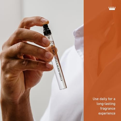 Cremo Spray Cologne Spice & Black Vanilla - 0.33 Fl Oz Travel Size - görsel 10