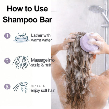 ADUTRY Blueberry Fields Shampoo and Conditioner Bar Set – Natural Hair Growth Bars for Dry, Frizzy, Thinning Hair – All Hair Types Men & Women – 2 Bars Avelisse